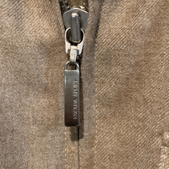 Escada Sport Double Zip Virgin Wool Jacket - Picture 7 of 7